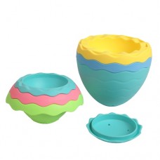 Stack & Pour - Bath Egg Toy - Tiger Tribe